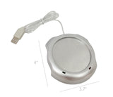 USB Mug Warmer (Up to 2.9 Diameter Mugs) Desktop Heating Plate Warm Coffee Aid