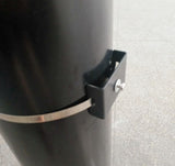 FixtureDisplays® Pole Mounting Bracket Tube Signage Bracket Strap 16780
