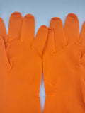 3 PAIR Latex Household Kitchen Cleaning Dishwashing Rubber Gloves Large, Yellow