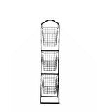 3 Tier Metal Basket Market Basket Display Wire Basket Stand Produce Rack Shoe Rack Organizer 16787