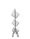 3 Tier Metal Basket Market Basket Display Wire Basket Stand Produce Rack Shoe Rack Organizer 16787