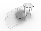 Clear Acrylic Countertop Cupcake Display Stand Treats Jewelery Organizer Rack