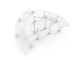 Clear Acrylic Countertop Cupcake Display Stand Treats Jewelery Organizer Rack