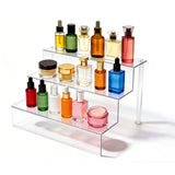 Acrylic Riser Three Tier Riser Clear Step Display Jewelery Display Stand