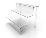 Acrylic Riser Three Tier Riser Clear Step Display Jewelery Display Stand