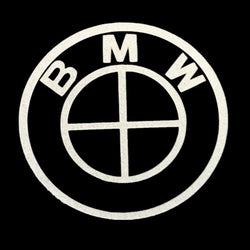 FixtureDisplays® "BMW" Car Logo STICKER/ Self Adhesive Label for Front Hood and Rear Trunk, Reflect Light, 1.8 x 1.8" 16805-BMW
