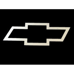 FixtureDisplays® "Chevrolet" Car Logo for Front Hood and Rear Trunk,Reflect Light,STICKER/ Self Adhesive Label 2.7 x 1" 16805-Chevrolet