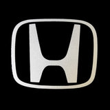 FixtureDisplays® "Honda" Car Logo STICKER/ Self Adhesive Label for Front Hood and Rear Trunk, Reflect Light, 2.2 x 1.8" 16805-Honda