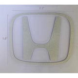 FixtureDisplays® "Honda" Car Logo STICKER/ Self Adhesive Label for Front Hood and Rear Trunk, Reflect Light, 2.2 x 1.8" 16805-Honda
