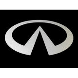 FixtureDisplays® "Infiniti" Car Logo STICKER/ Self Adhesive Label for Front Hood and Rear Trunk, Reflect Light, 2.7 x 1.4" 16805-Infiniti