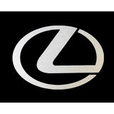 FixtureDisplays® "Lexus" Car Logo STICKER/ Self Adhesive Label for Front Hood and Rear Trunk, Reflect Light, 2.4 x 1.7" 16805-Lexus
