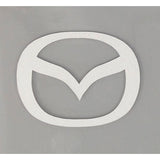FixtureDisplays® "Mazda" Car Logo STICKER/ Self Adhesive Label for Front Hood and Rear Trunk, Reflect Light, 1.8 x 1.4" 16805-Mazda