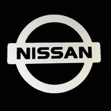 FixtureDisplays® "Nissan" Car Logo STICKER/ Self Adhesive Label for Front Hood and Rear Trunk, Reflect Light, 2 x 1.8" 16805-Nissan
