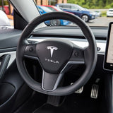 3.9X4.1" Tesla Car Logo Sliver Sticker Waterproof Vinyl Decal Masked 16805-TESLA