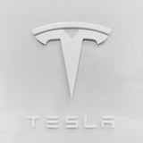 3.9X4.1" Tesla Car Logo Sliver Sticker Waterproof Vinyl Decal Masked 16805-TESLA