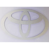 FixtureDisplays® "Toyota" Car Logo STICKER/ Self Adhesive Label for Front Hood and Rear Trunk, Reflect Light, 2.7 x 1.8" 16805-Toyota