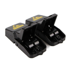 FixtureDisplays® Reusable Mouse Trap Catching Mice Mouse Mousetrap Spring Rodent Easy Catcher For Mouse Control THREE Packs of SIX Traps 16809-3PACK