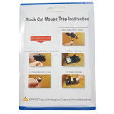 FixtureDisplays® Reusable Mouse Trap Catching Mice Mouse Mousetrap Spring Rodent Easy Catcher For Mouse Control, ONE pack of TWO Traps 16809