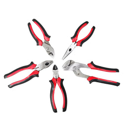 5PC Pliers Set Groove Joint Linesman Long Needle Nose Pliers Slip Joint Diagonal 16835
