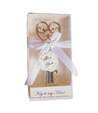 Bottle Opener Silver Color Wedding Gift Wedding Key to My Heart Keepsake