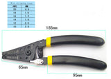 Wire Stripper and Cutter for 10 20 AWG Solid Wire and (0.8 2.6 mm) Stranded Wire