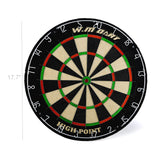 Quality Blade Dart Board 18 Champion Tournament Bristle Dartboard Bonus 6 Darts 16860