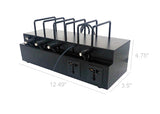 Cellphone Tablet Charging Station Countertop Hotel Reception iOS Androil USB 110