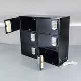 6-Bay Cell Phone Charging Locker Charging Station Floor Standing Docking Station 16866