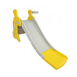 FixtureDisplays® 3-Step Children Slide Play Slide Freestanding Slide with Basketball Hoop for Kid Games 16874