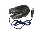 Wired USB Gaming Mouse 4 Adjustable DPI Levels Breathing LED Light 6 Button
