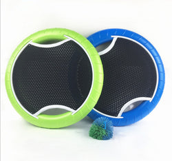Super Disc Set Slap Ball Hand Trampoline Flying Disk Frisbee Bounce Game Set Dog Fetch Toy