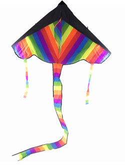 Large Delta Kite Rainbow Kite Kids Adult Summer Toys Outdoor Kite