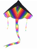 Large Delta Kite Rainbow Kite Kids Adult Summer Toys Outdoor Kite