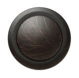 FixtureDisplays® 25 pcs of Oil Rubbed Bronze Cabinet Hardware Round Knob - 1-1/4" Diameter for Drawer Dresser Kitchen Cupboard Door, Comes with 1" M Screws 16885