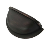 10PC Oil Rubbed Bronze Cabinet Pulls Hardware Bin Cup Drawer Handle Pull 3 Hole