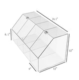 Clear Acrylic Candy Bin Dry Food Display Spices Container Donut Dispenser