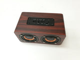 10W Bluetooth Speaker Super Bass Loud Wood Audio Wireless Speakers Subwoofer 16901