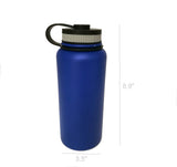 32 oz Insulated Wide Mouth Water Bottle Beer Growler Outdoor Sport Water Bottle
