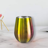 1PK Stainless Steel Wine Glasses Large Stemless Goblets(18 oz) Drinking Tumblers