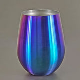 1PK Stainless Steel Wine Glasses Large Stemless Goblets(18 oz) Drinking Tumblers
