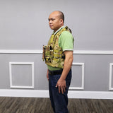 Adjustable Airsoft Vest Paintball Vest Tan Vest 20-24 H, Up to 50 Waist Circumference 16939NEW