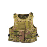 Adjustable Airsoft Vest Paintball Vest Tan Vest 20-24 H, Up to 50 Waist Circumference 16939NEW