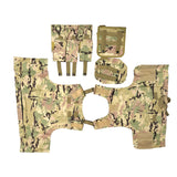 Adjustable Airsoft Vest Paintball Vest Tan Vest 20-24 H, Up to 50 Waist Circumference 16939NEW