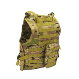 Adjustable Airsoft Vest Paintball Vest Tan Vest 20-24 H, Up to 50 Waist Circumference 16939NEW
