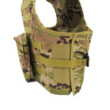 Adjustable Airsoft Vest Paintball Vest Tan Vest 20-24 H, Up to 50 Waist Circumference 16939NEW