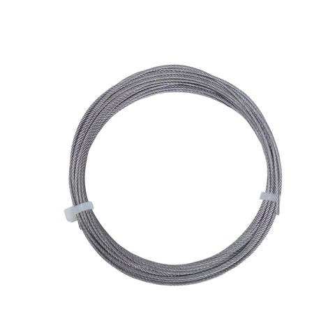 Stainless Steel 304 Wire Rope, 1x7 Strand, 3/64 Bare OD, 16' Length
