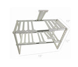 Adjustable Under Sink Organizer Bathroom Kitchen Pantry Storage Shelf