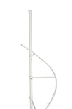 76" High Spiral Clothing Rack For Stores, Home Closet, Laundry Ironing Steaming Room With 19 Ball Stops, Versatile Apparel Hanger Floor Stand Display Rack Product Weight 11 Lbs 16967-NEW