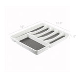 Silverware Drawer Organizer Six Sections Nonslip Tray Flatware Utensil Cutlery