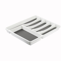 Silverware Drawer Organizer Six Sections Nonslip Tray Flatware Utensil Cutlery